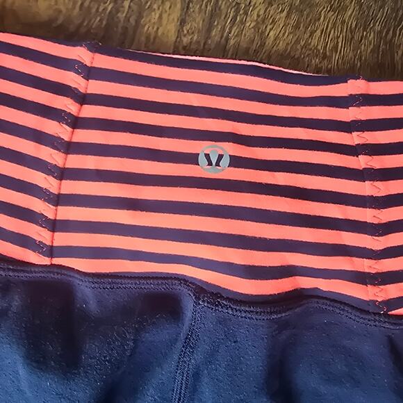 Lululemon Run: Runder Under Pant - Inkwell / Light Flare - Size 8 - Picture 6 of 9